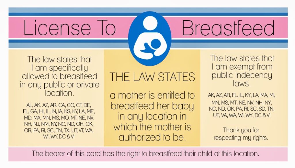 Breastfeeding. Know your rights.