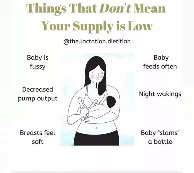 breast milk supply drop