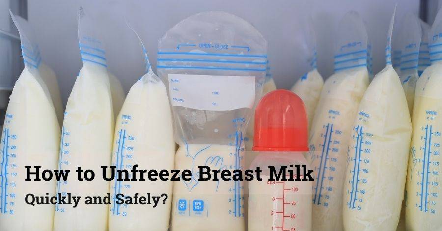 How to unfreeze breast milk