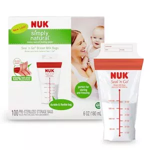 NUK Seal N' Go Breast Milk Storage Bags