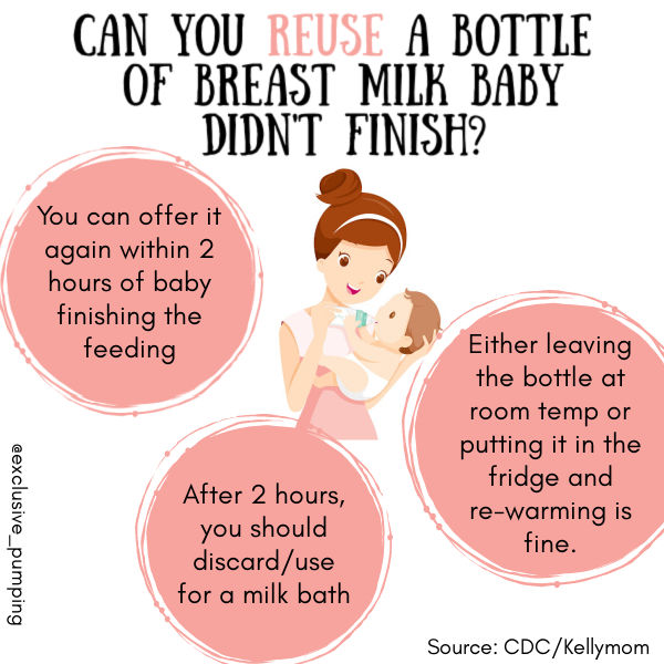 How Long is Reheated Breast Milk Good For - The Two-Hour Rule